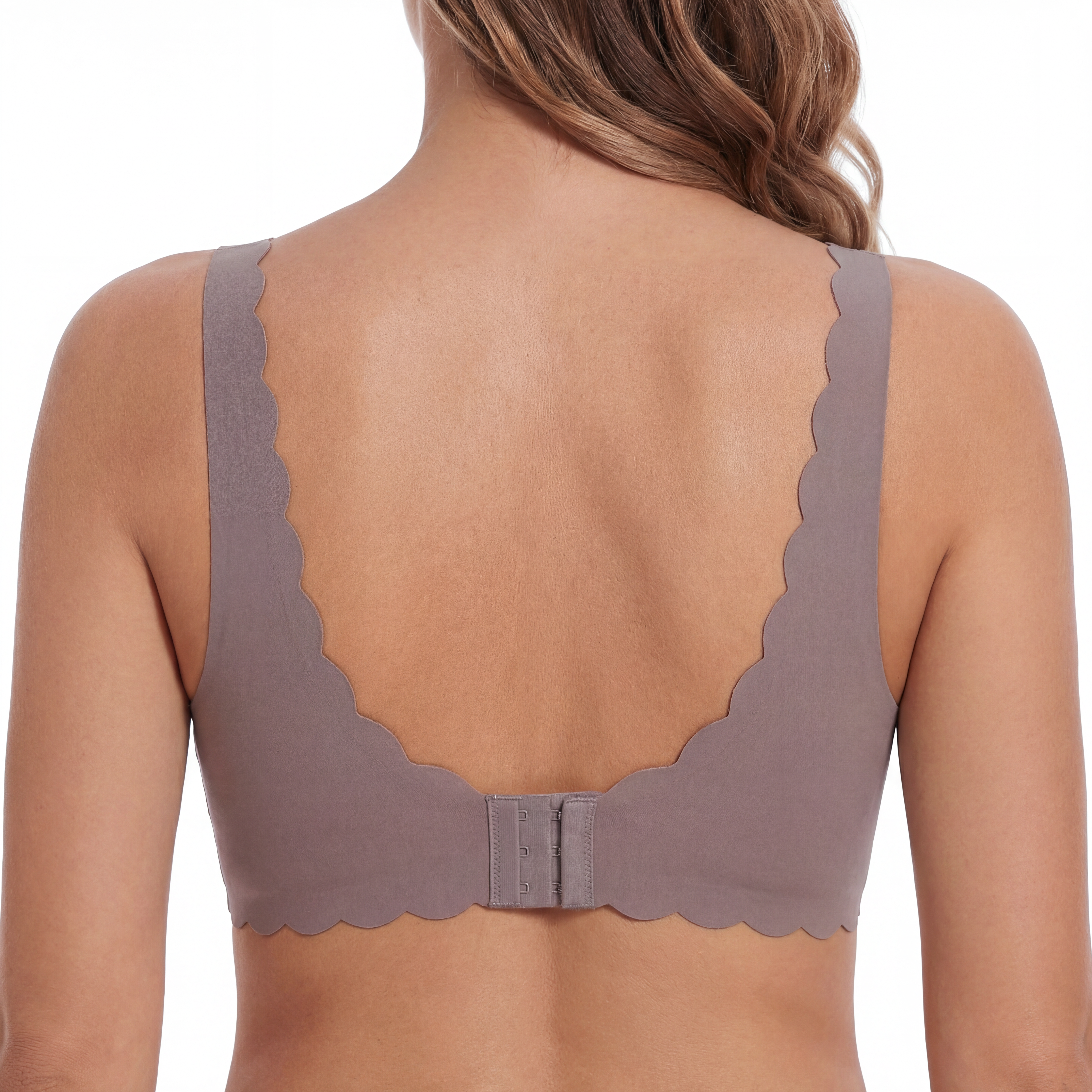 Scalloped Edge Plunge Bra