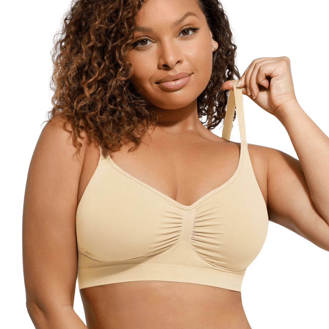 Bella Bra Seamless Wireless Everyday Bra - for Nude - Available at Bella Bra
