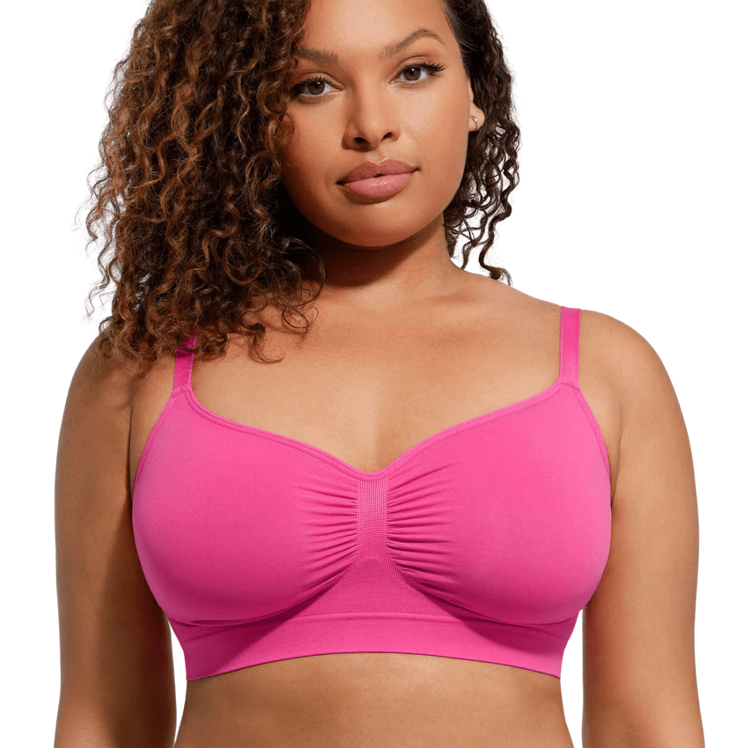 Bella Bra Seamless Wireless Everyday Bra - for Pink - Available at Bella Bra