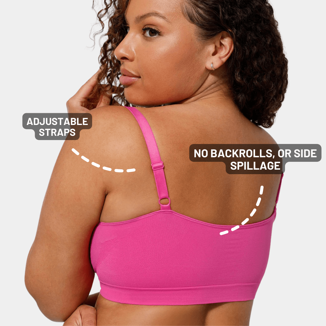 Bella Bra Seamless Wireless Everyday Bra - for Pink - Available at Bella Bra