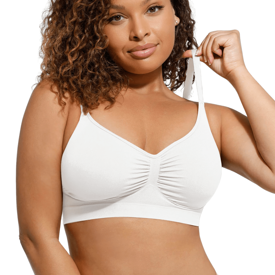 Bella Bra Seamless Wireless Everyday Bra - for White - Available at Bella Bra