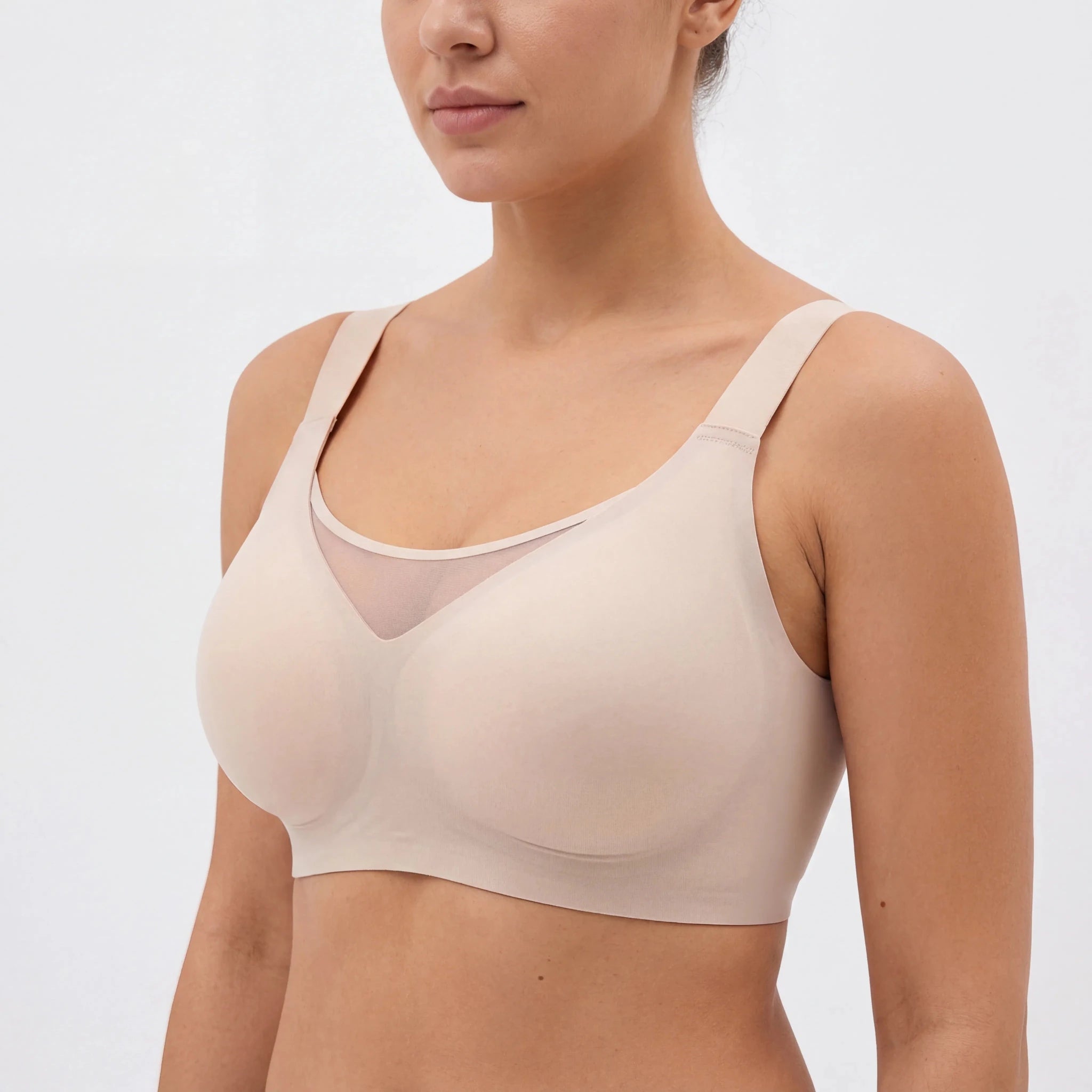 Breathable Full Coverage Bra - Bra for Nude - Available at Bella Bra