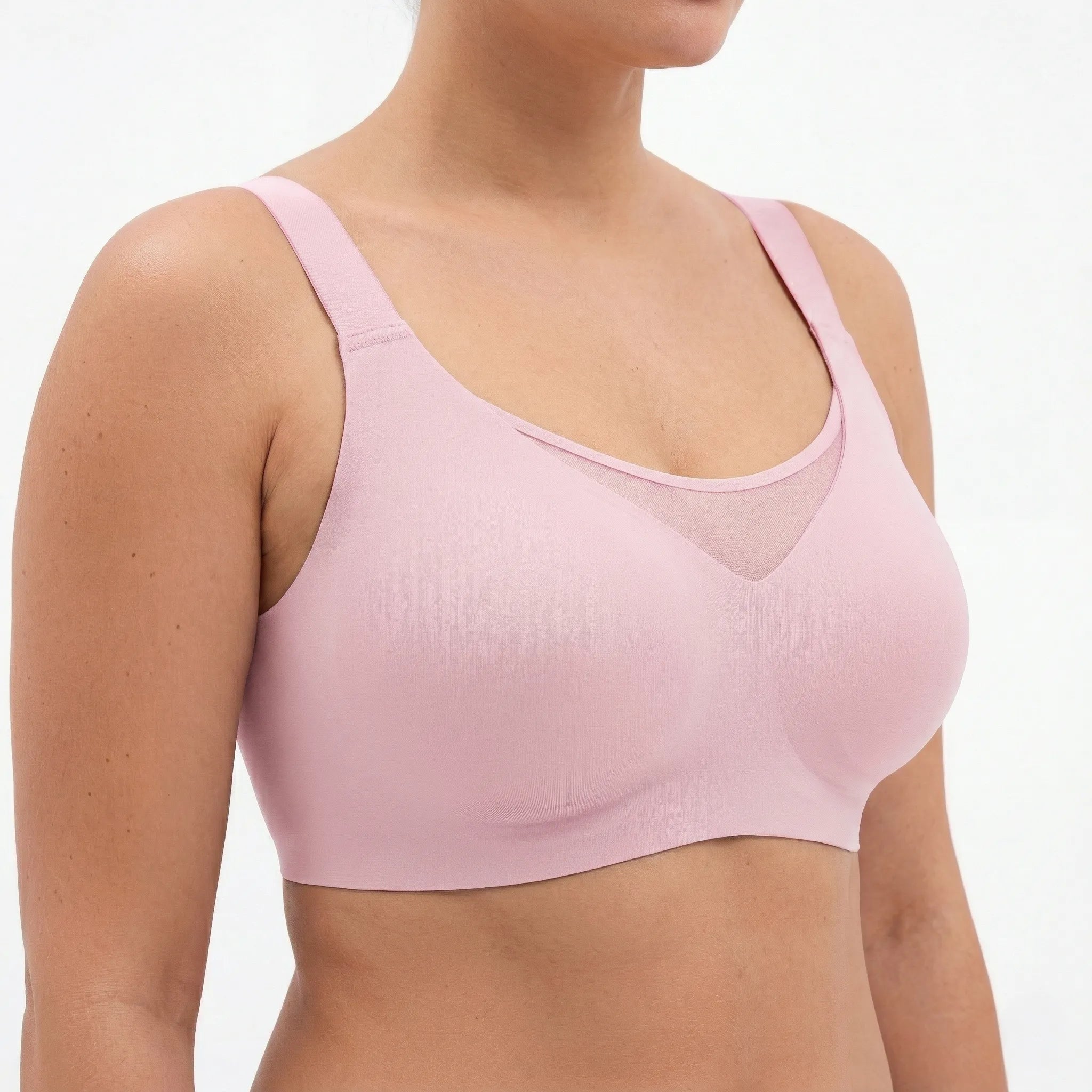 Breathable Full Coverage Bra - Bra for Pink - Available at Bella Bra
