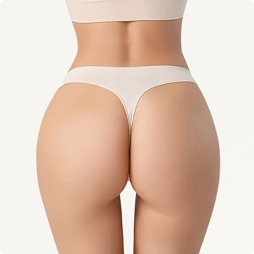 Breathable Seamless Low Rise Thong for Daily Wear Bundle - for Black - Available at Bella Bra
