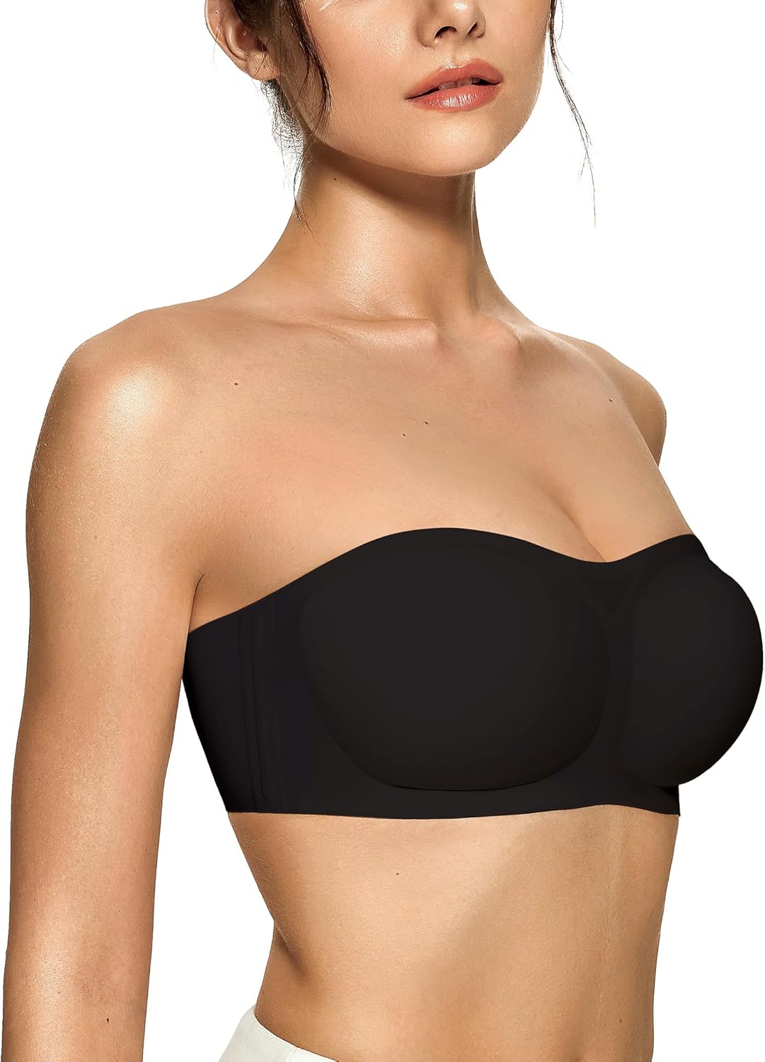 Convertible Wireless Push - Up Bra | Strapless & Adjustable - for Black - Available at Bella Bra