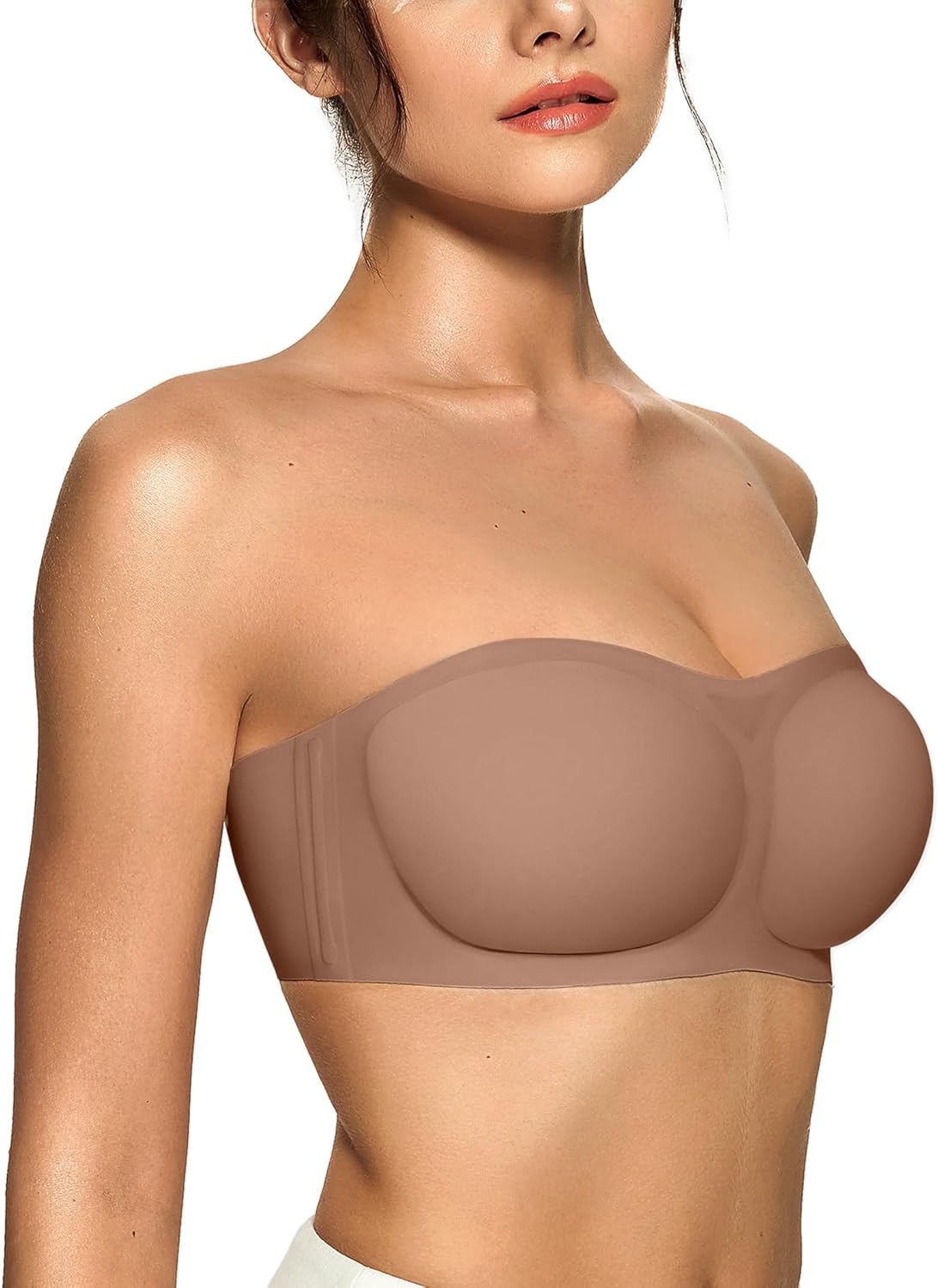 Convertible Wireless Push - Up Bra | Strapless & Adjustable - for Coffee - Available at Bella Bra