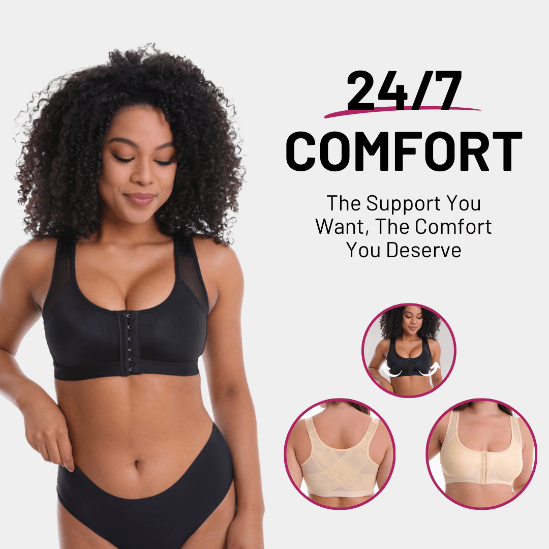 Posture Perfect Bra | Wireless Comfort & Lift - for White - Available at Bella Bra