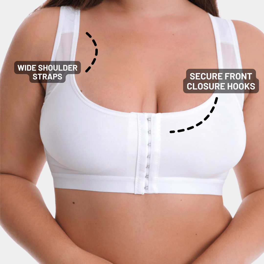 Posture Perfect Bra | Wireless Comfort & Lift - for White - Available at Bella Bra