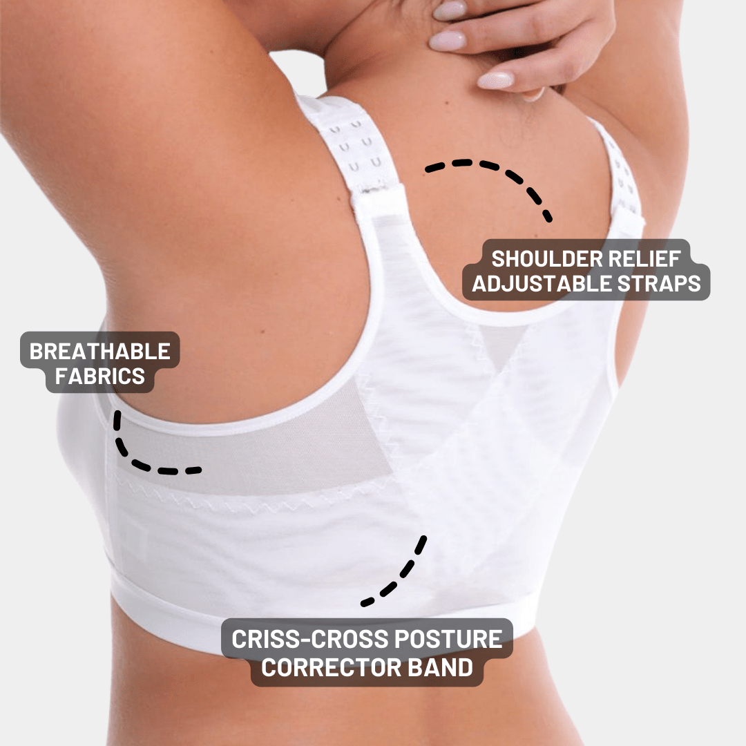 Posture Perfect Bra | Wireless Comfort & Lift - for White - Available at Bella Bra
