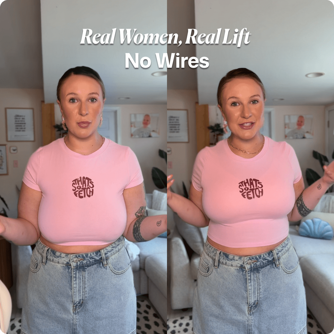 Scalloped Full Coverage Bra - Bra for Lavender - Available at Bella Bra