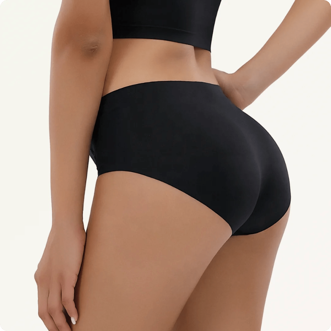 Seamless High Waist Breathable Everyday Panties - for Black - Available at Bella Bra