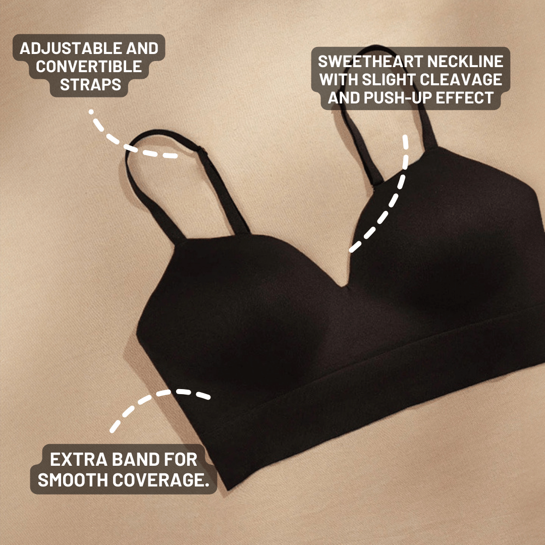 Supportive Comfort Wireless Shaping Bra - Bra for Beige - Available at Bella Bra