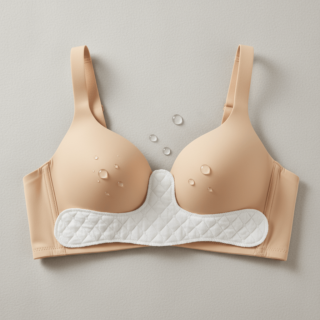 Sweat - Absorbent Bra Pads — 2 - Pack - Bra Accessory for White - Available at Bella Bra
