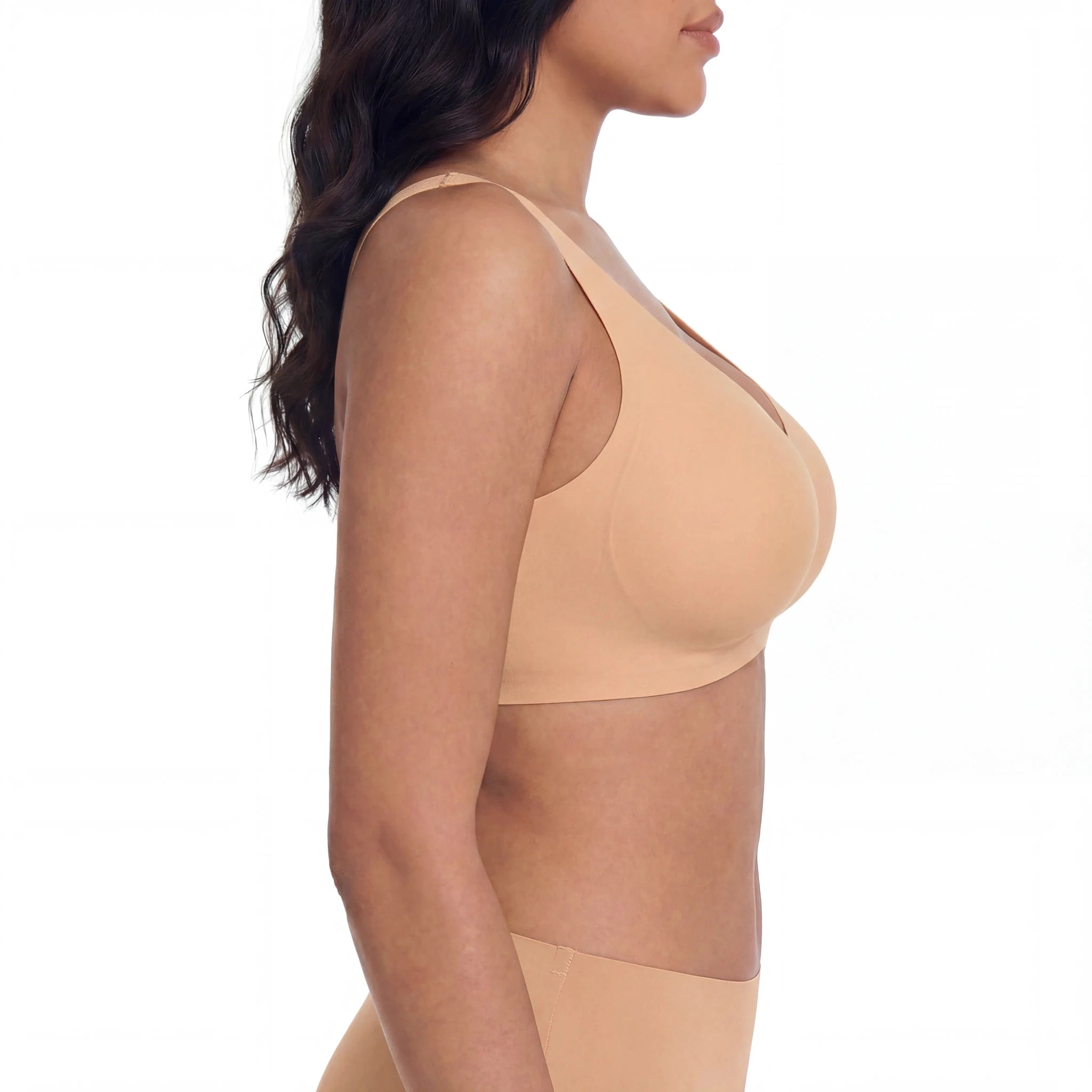 Sweetheart Neckline Bra - Bra for Dark Nude - Available at Bella Bra