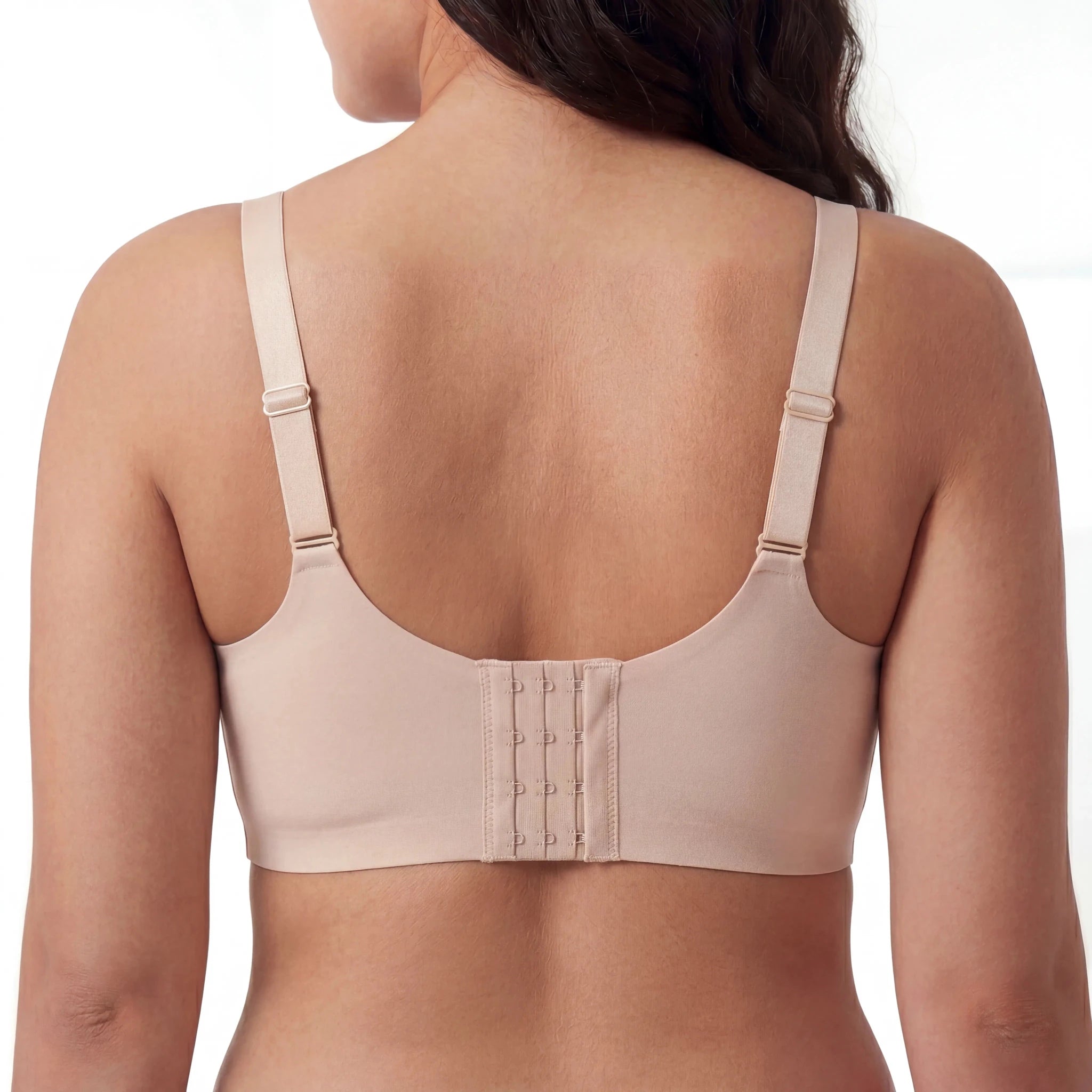 V - Neck Breathable Comfort Bra - Bra for Nude - Available at Bella Bra
