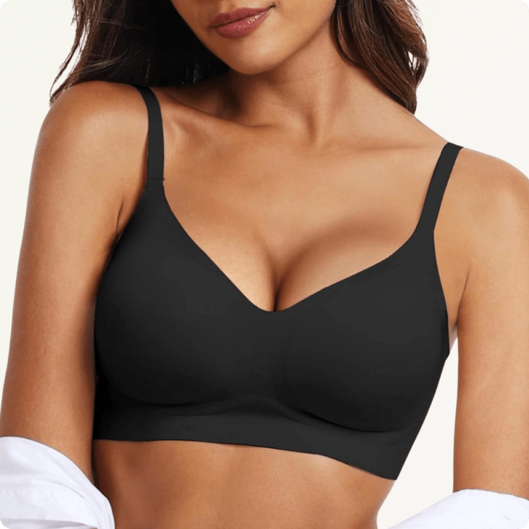Wireless Everyday Comfort JellyWire™ Support Bra - for Black - Available at Bella Bra