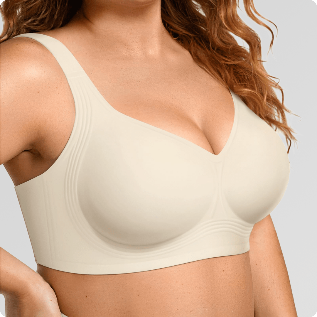 Wireless Full Coverage JellyWire Bra - for White - Available at Bella Bra