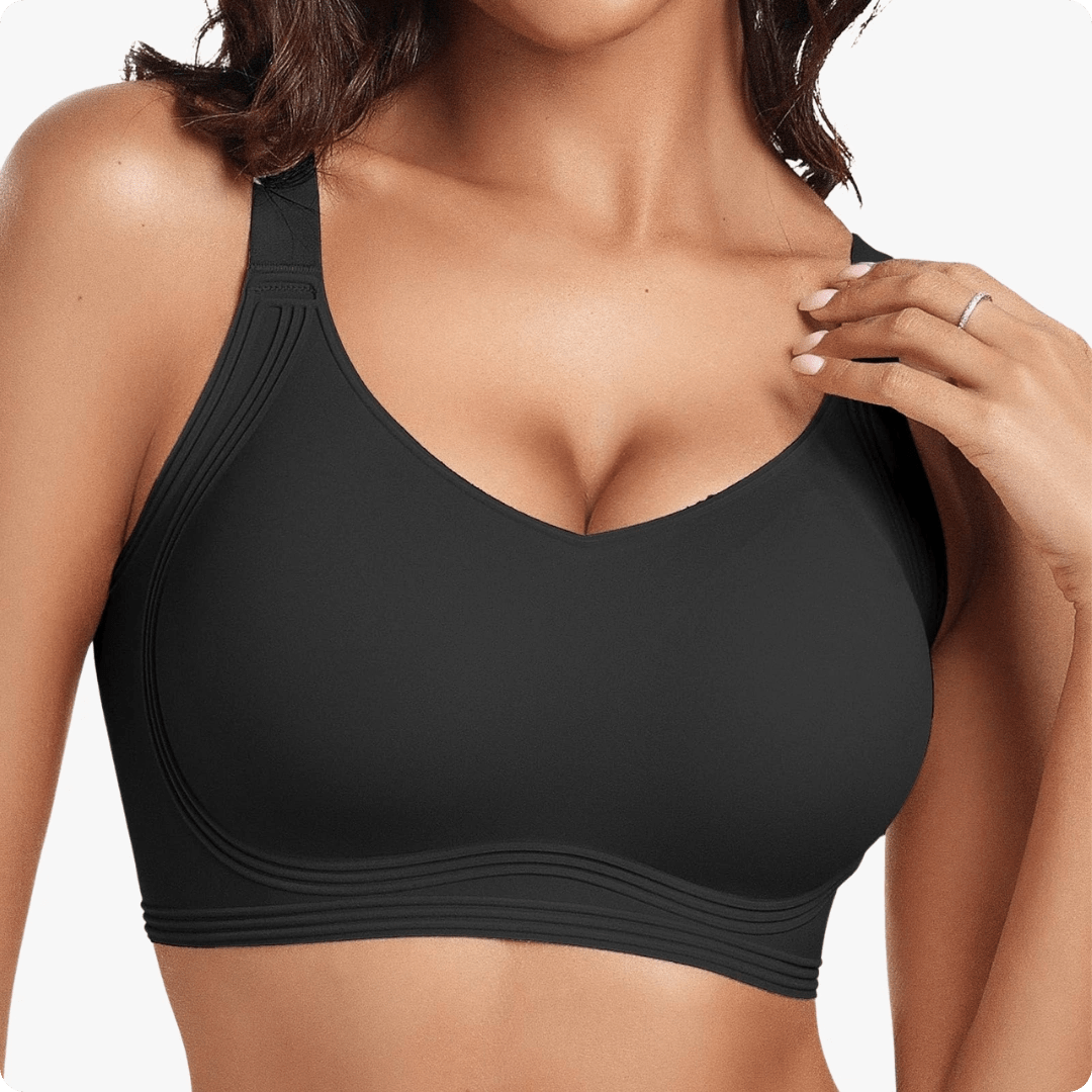 Wireless JellyWire™ Underband Support Bra - for Black - Available at Bella Bra