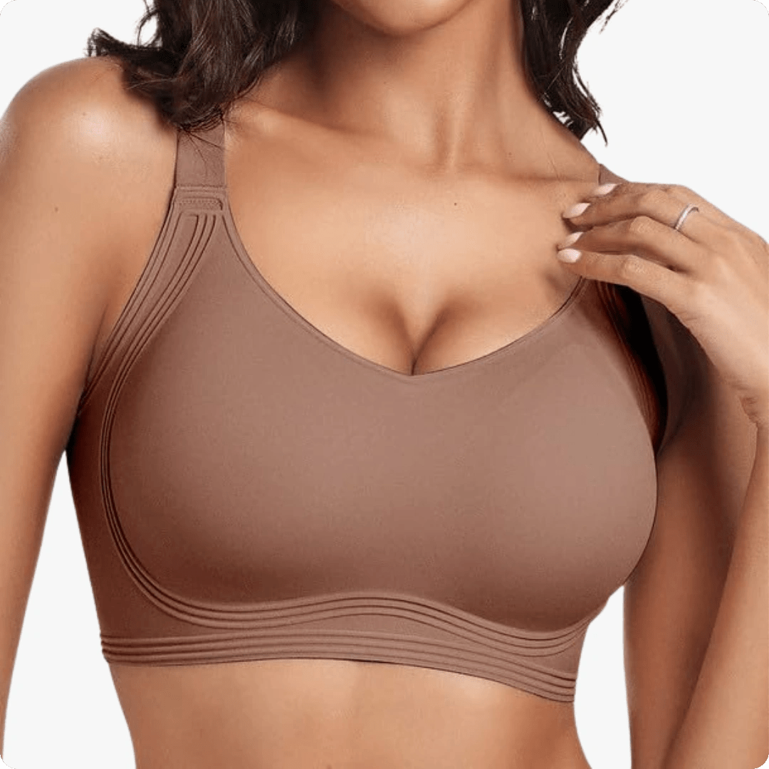 Wireless JellyWire™ Underband Support Bra - for Brown - Available at Bella Bra