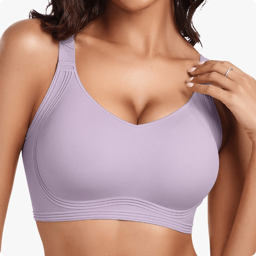 Wireless JellyWire™ Underband Support Bra - for Lavender - Available at Bella Bra