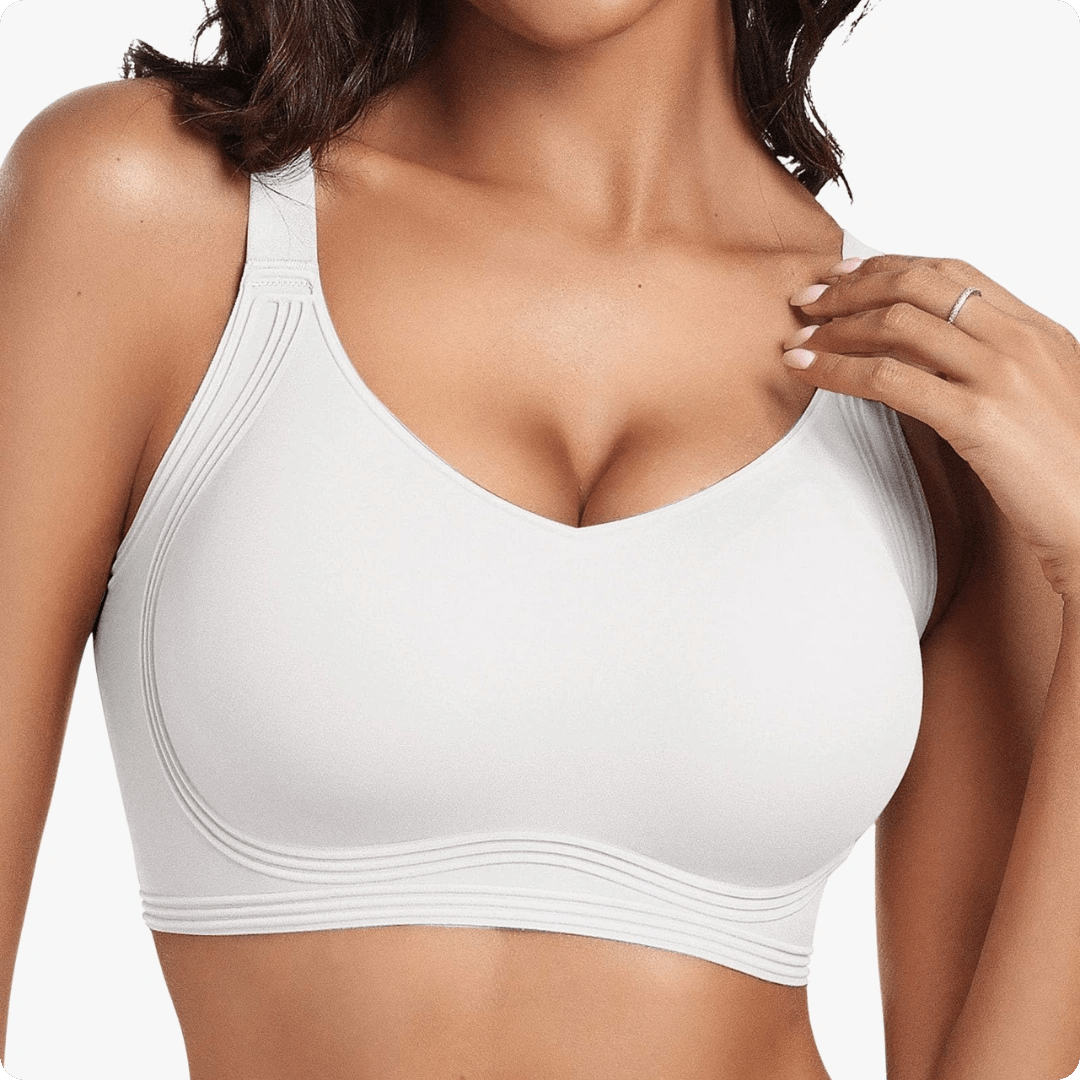 Wireless JellyWire™ Underband Support Bra - for White - Available at Bella Bra