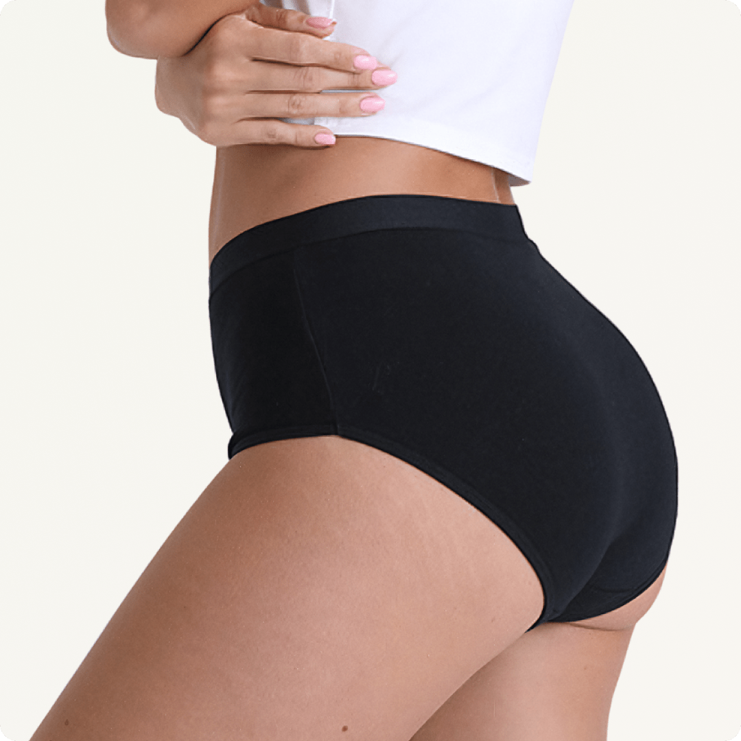 Women's High Waisted Cotton Underwear – Breathable Brief with Tummy Control Bundle - for Black - Available at Bella Bra