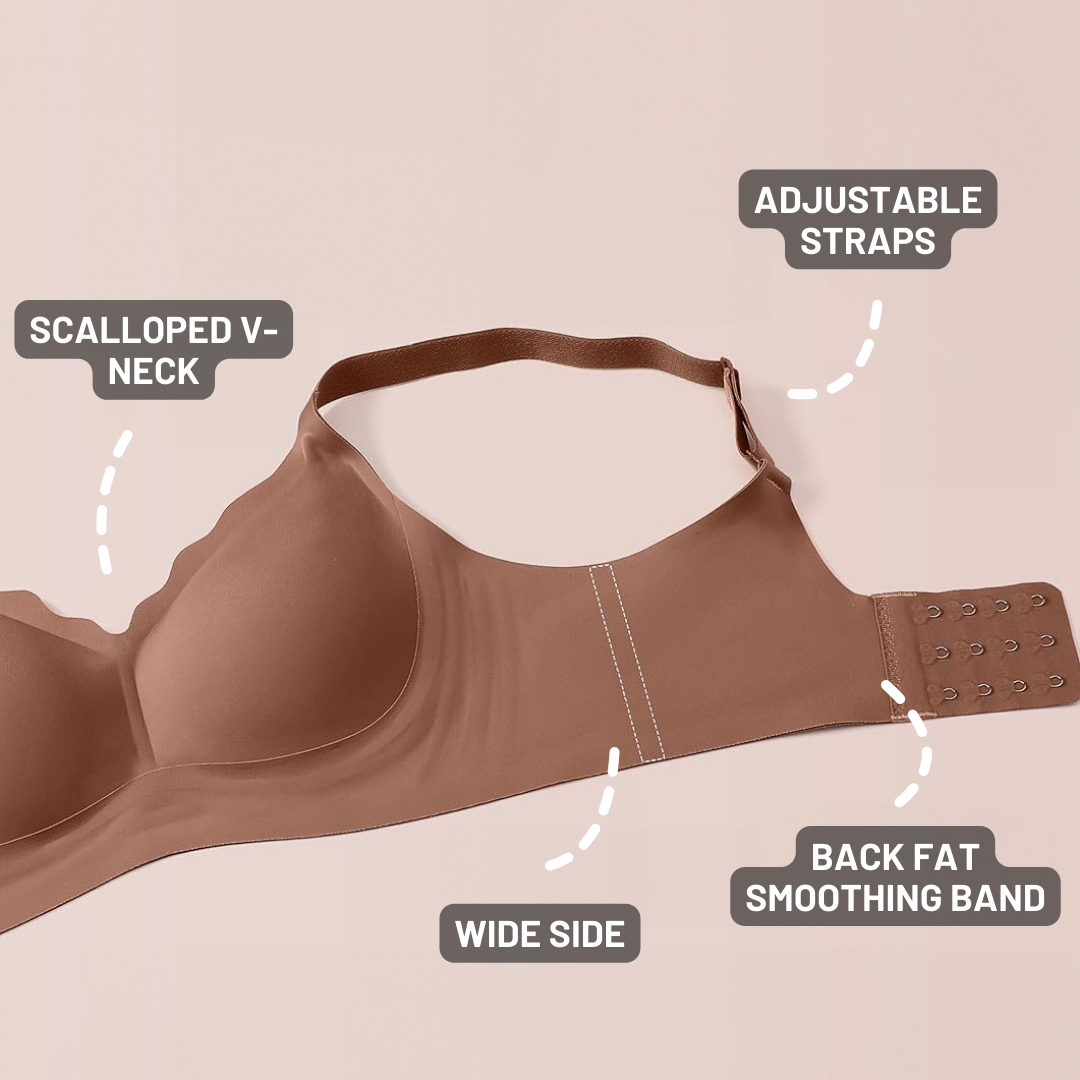 Seamless Wireless Push-Up Bra