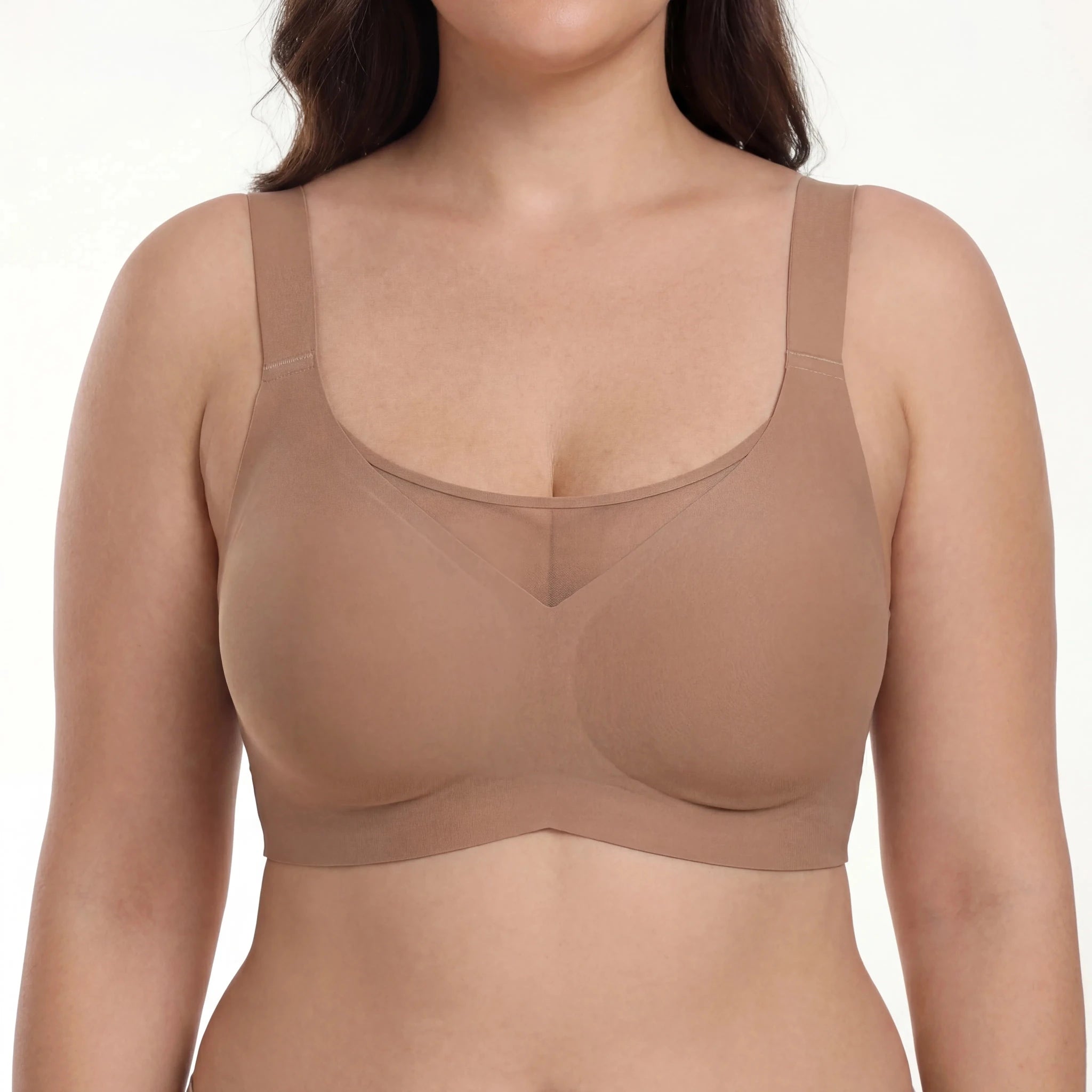 Breathable Full Coverage Bra - Bra for Brown - Available at Bella Bra