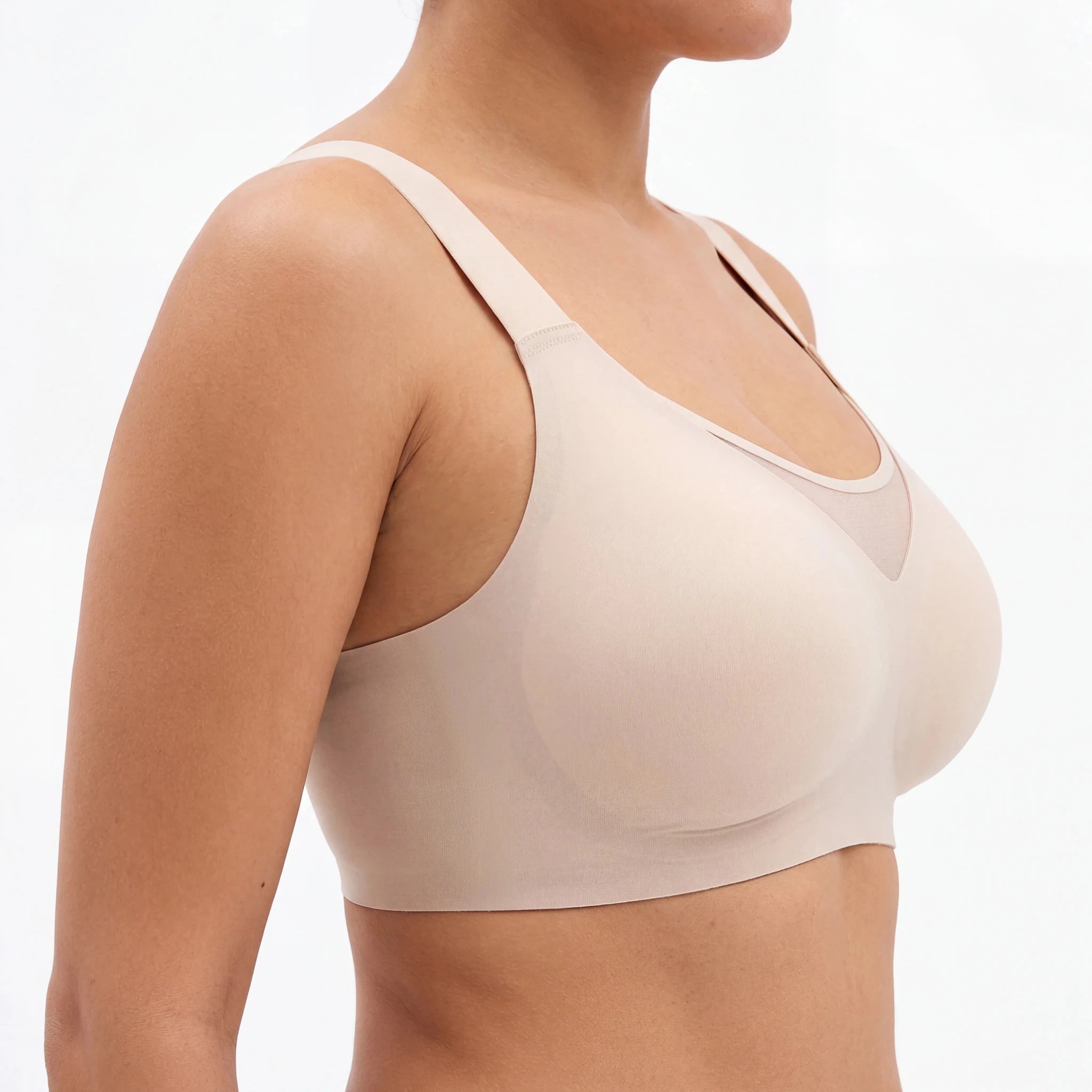 Breathable Full Coverage Bra - Bra for Nude - Available at Bella Bra