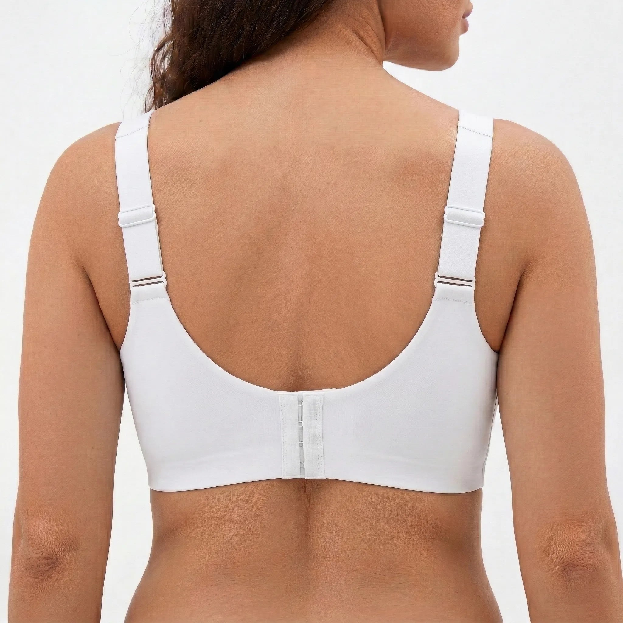Breathable Full Coverage Bra - Bra for White - Available at Bella Bra