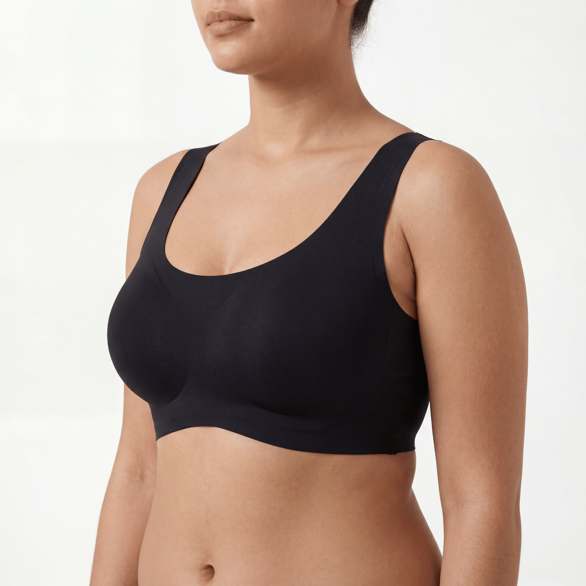 Pull - On Vest Bra - Bra for Black - Available at Bella Bra