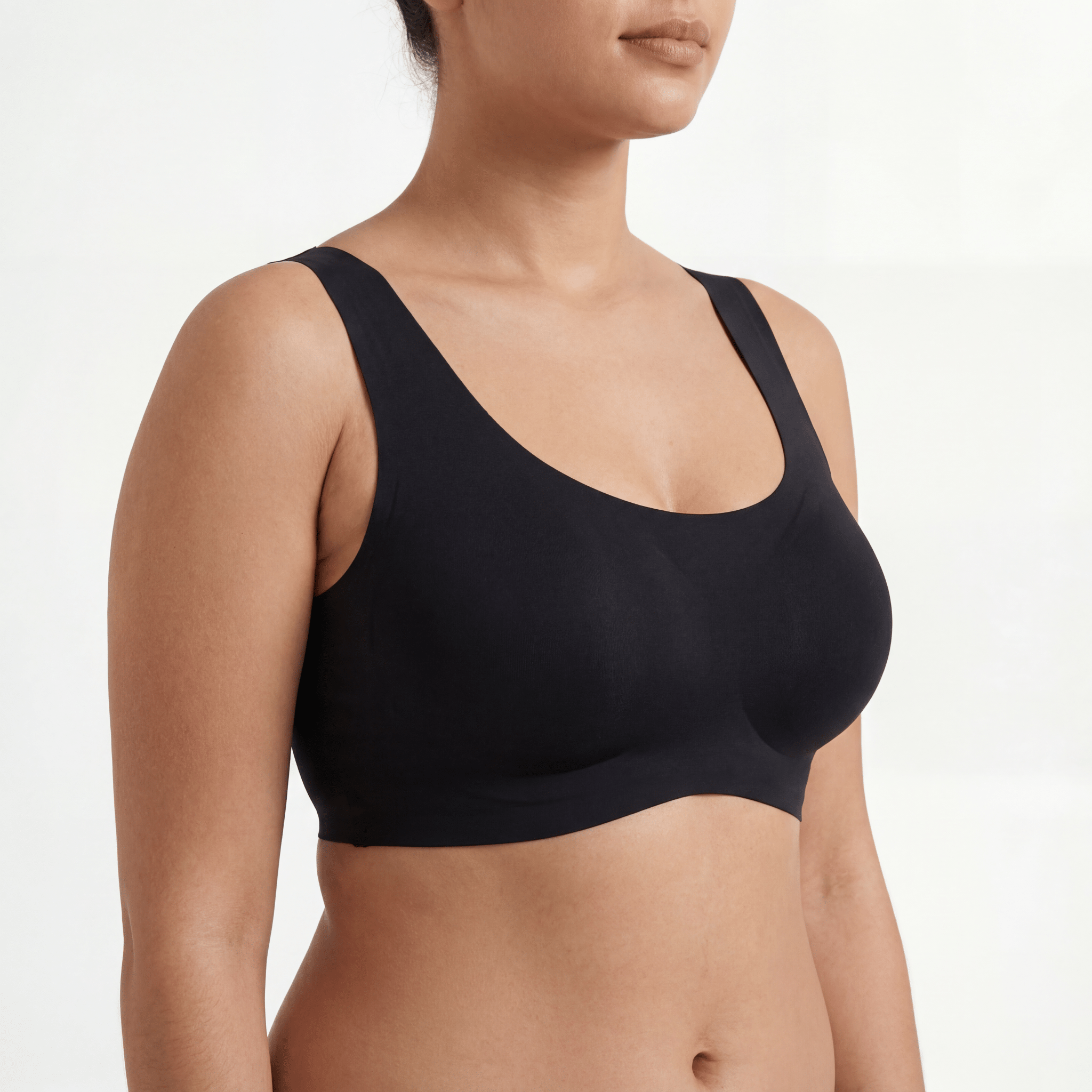 Pull - On Vest Bra - Bra for Black - Available at Bella Bra