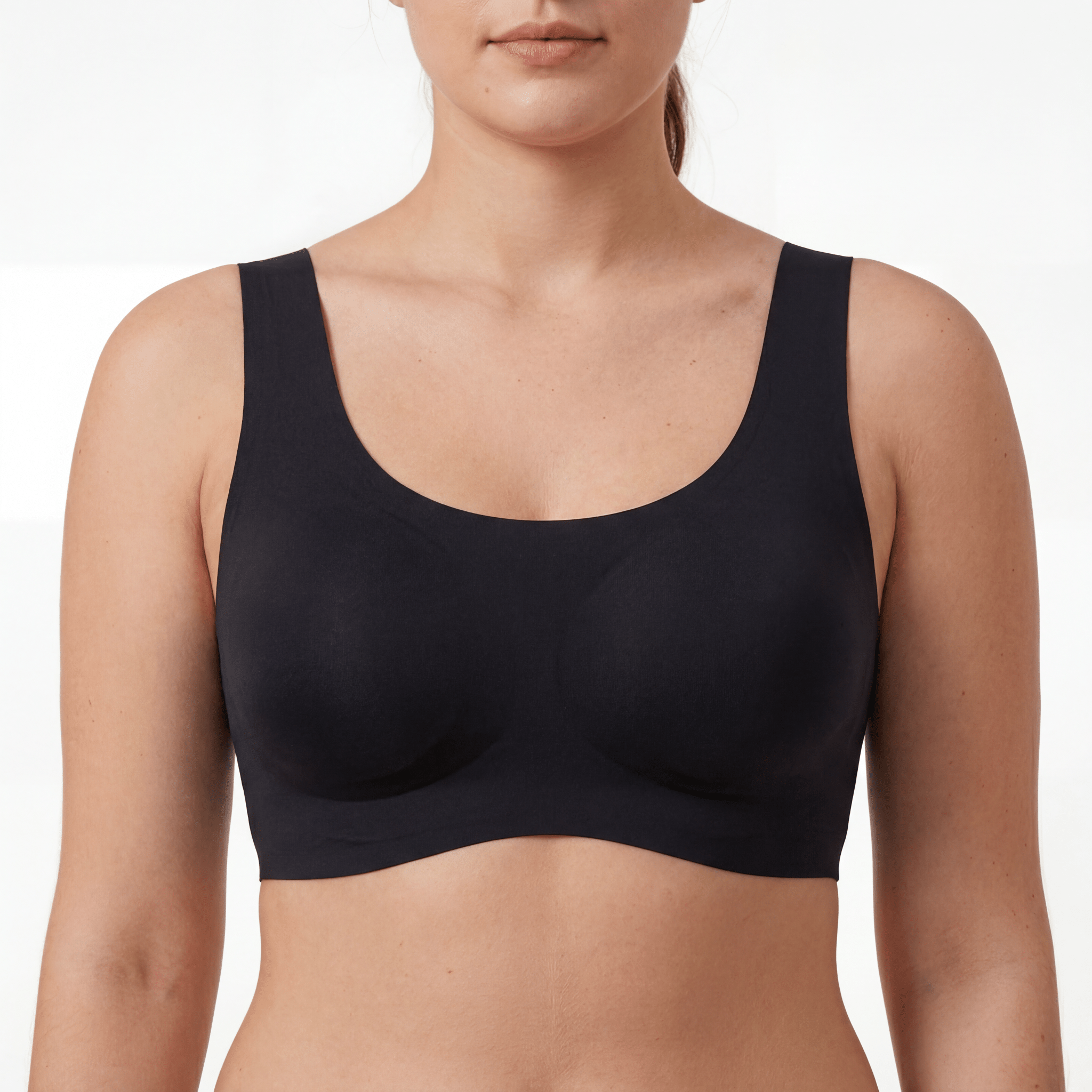Pull - On Vest Bra - Bra for Black - Available at Bella Bra