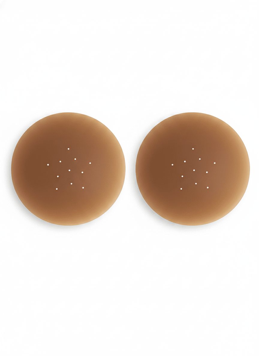 Reusable Silicone Nipple Covers – 1 Pair - Bra Accessory for Brown - Available at Bella Bra