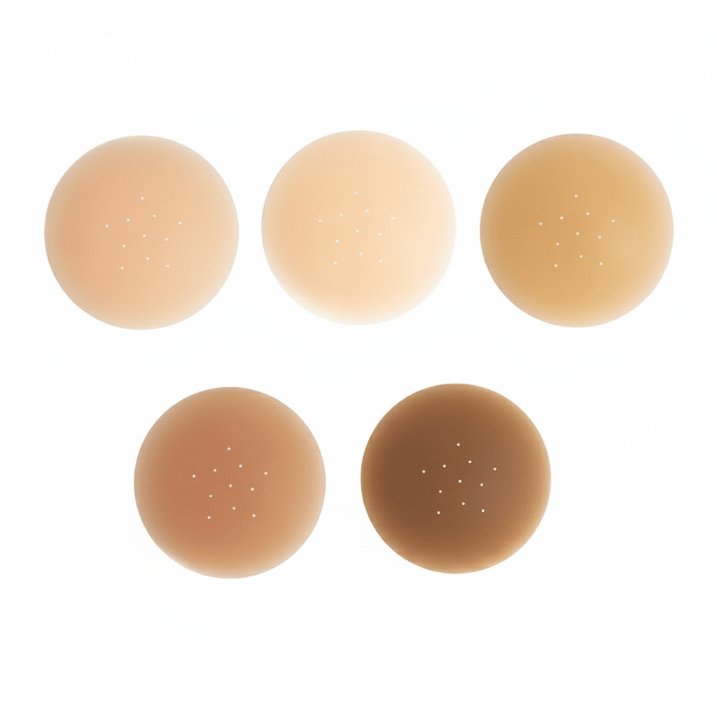 Reusable Silicone Nipple Covers – 1 Pair - Bra Accessory for White Skin - Available at Bella Bra