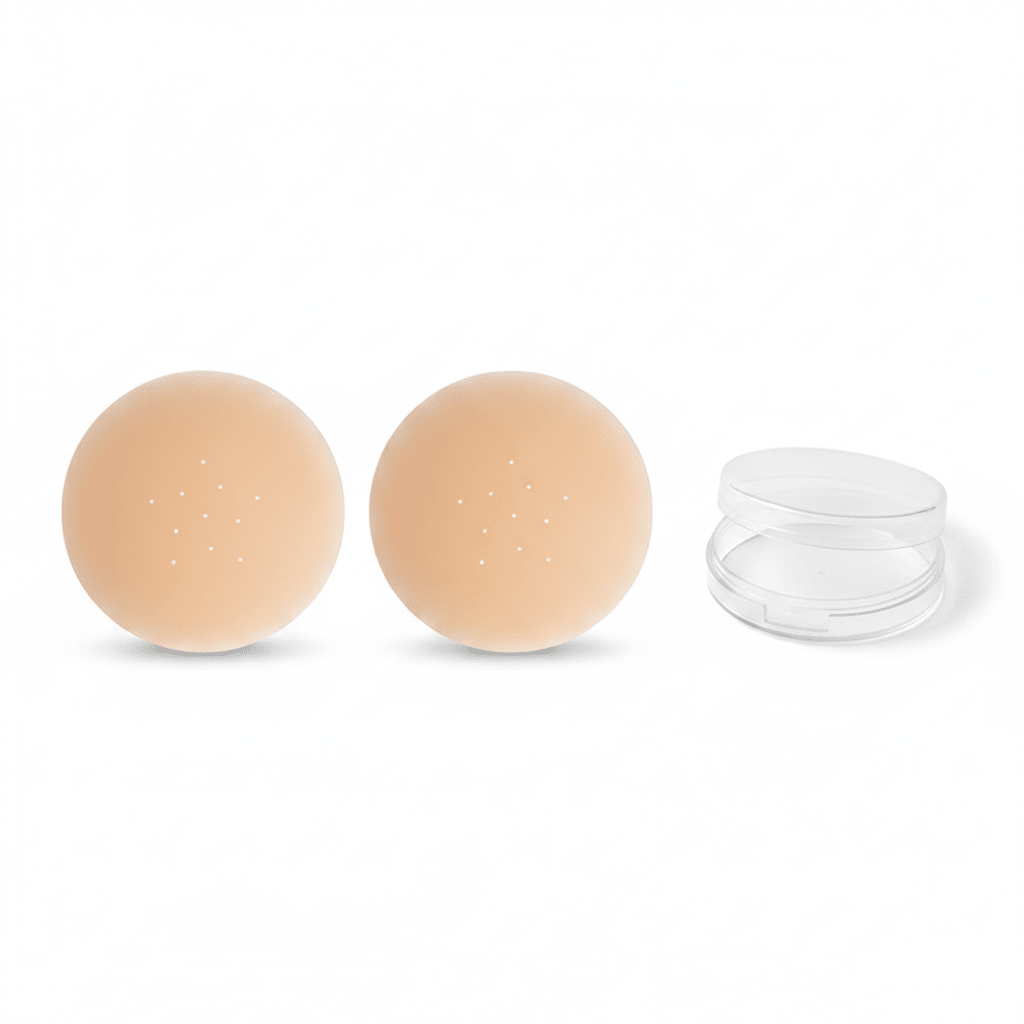 Reusable Silicone Nipple Covers – 1 Pair - Bra Accessory for White Skin - Available at Bella Bra