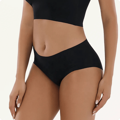 Seamless High Waist Breathable Everyday Panties - for Black - Available at Bella Bra