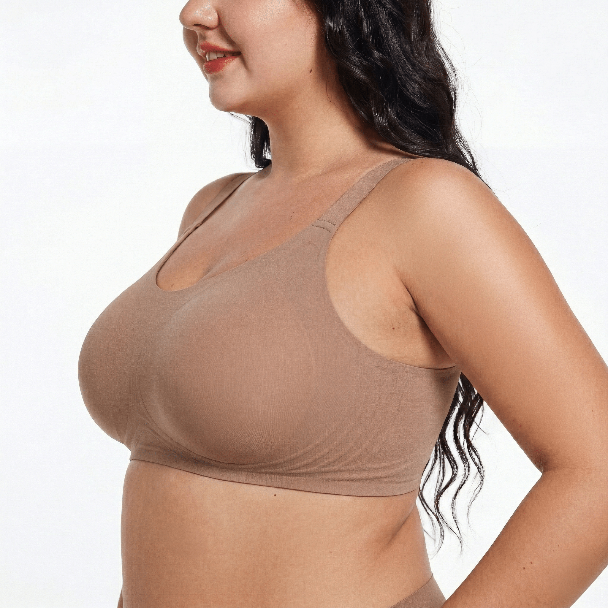 Smooth Full Coverage Bra - Bra for Coffee - Available at Bella Bra
