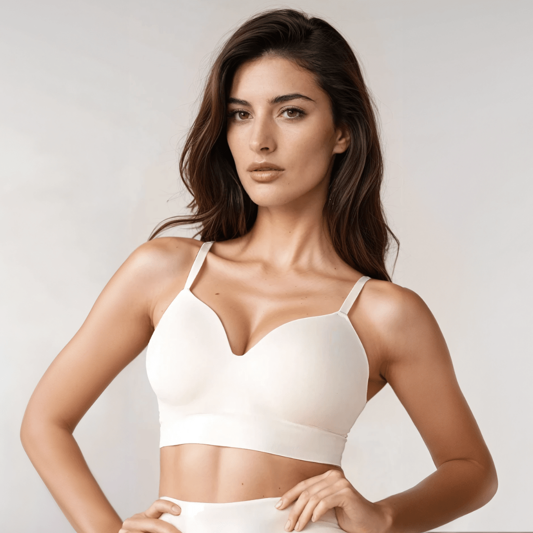 Supportive Comfort Wireless Shaping Bra - Bra for Beige - Available at Bella Bra