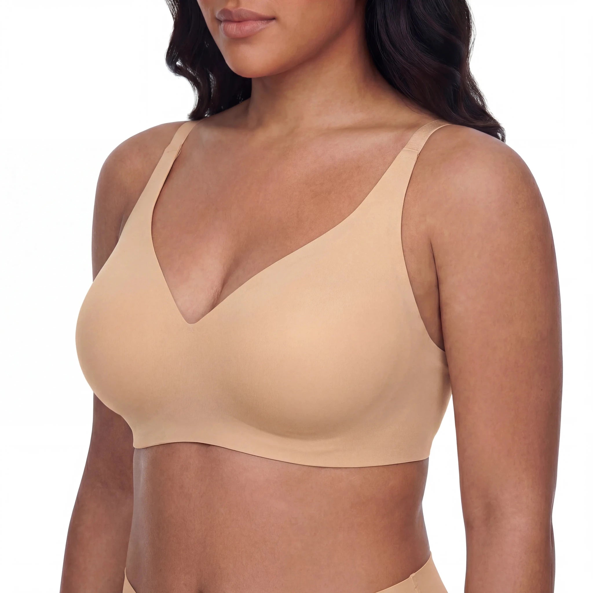 Sweetheart Neckline Bra - Bra for Dark Nude - Available at Bella Bra