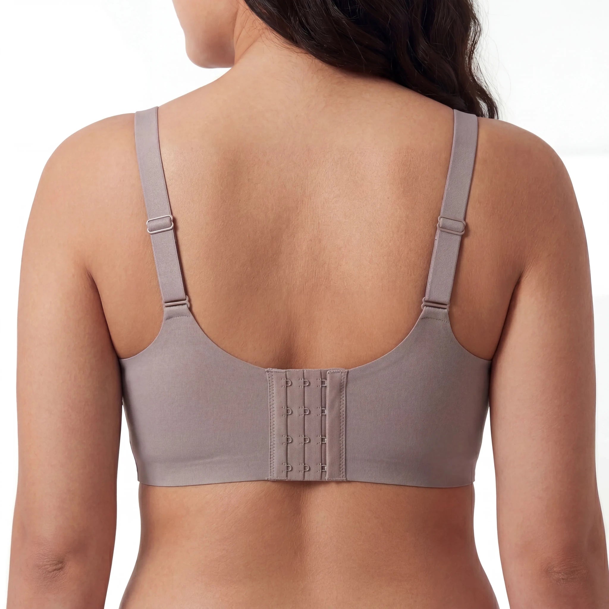 V - Neck Breathable Comfort Bra - Bra for Black - Available at Bella Bra