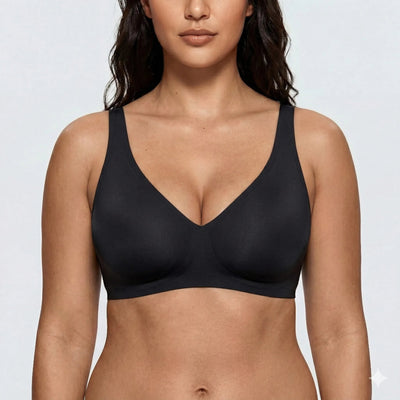 Wireless Deep Plunge Bra - for Black - Available at Bella Bra