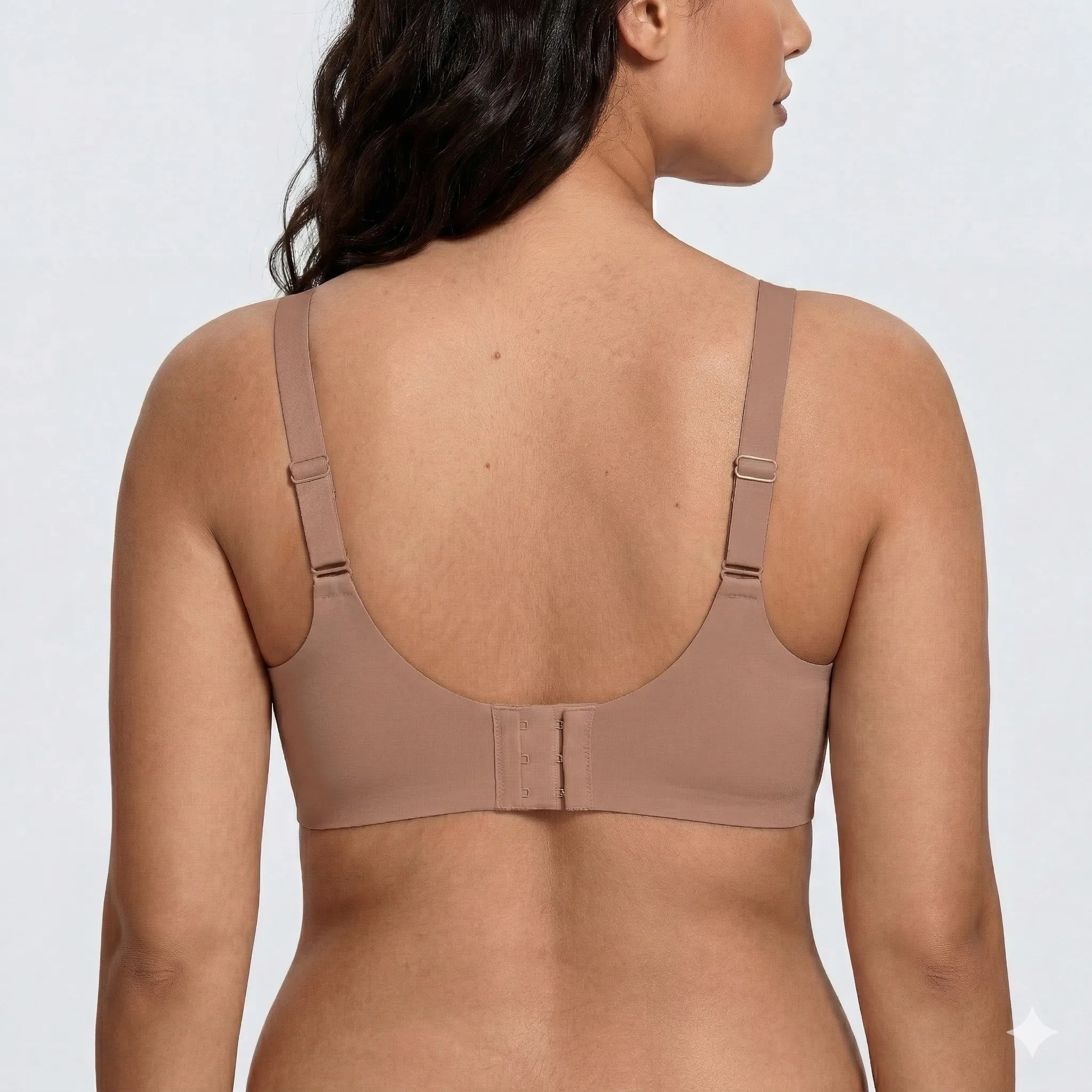 Wireless Deep Plunge Bra - for Brown - Available at Bella Bra