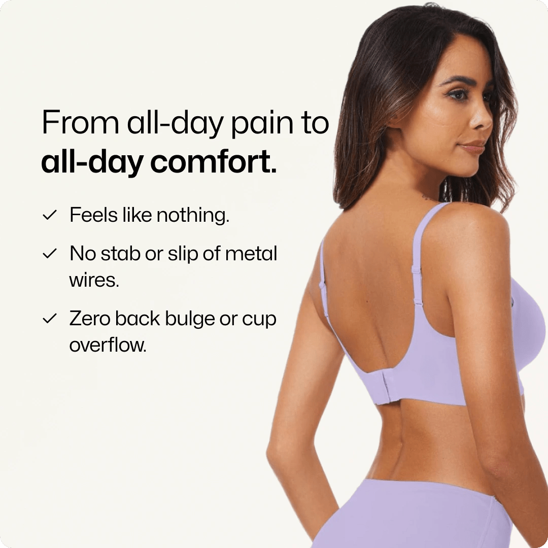 Wireless Everyday Comfort JellyWire™ Support Bra - for Black - Available at Bella Bra