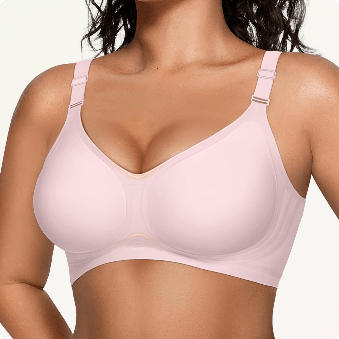 Wireless Front - Adjustable JellyWire™ Push Up Bra - for Black - Available at Bella Bra