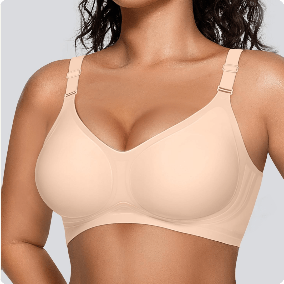 Wireless Front - Adjustable JellyWire™ Push Up Bra - for Nude - Available at Bella Bra