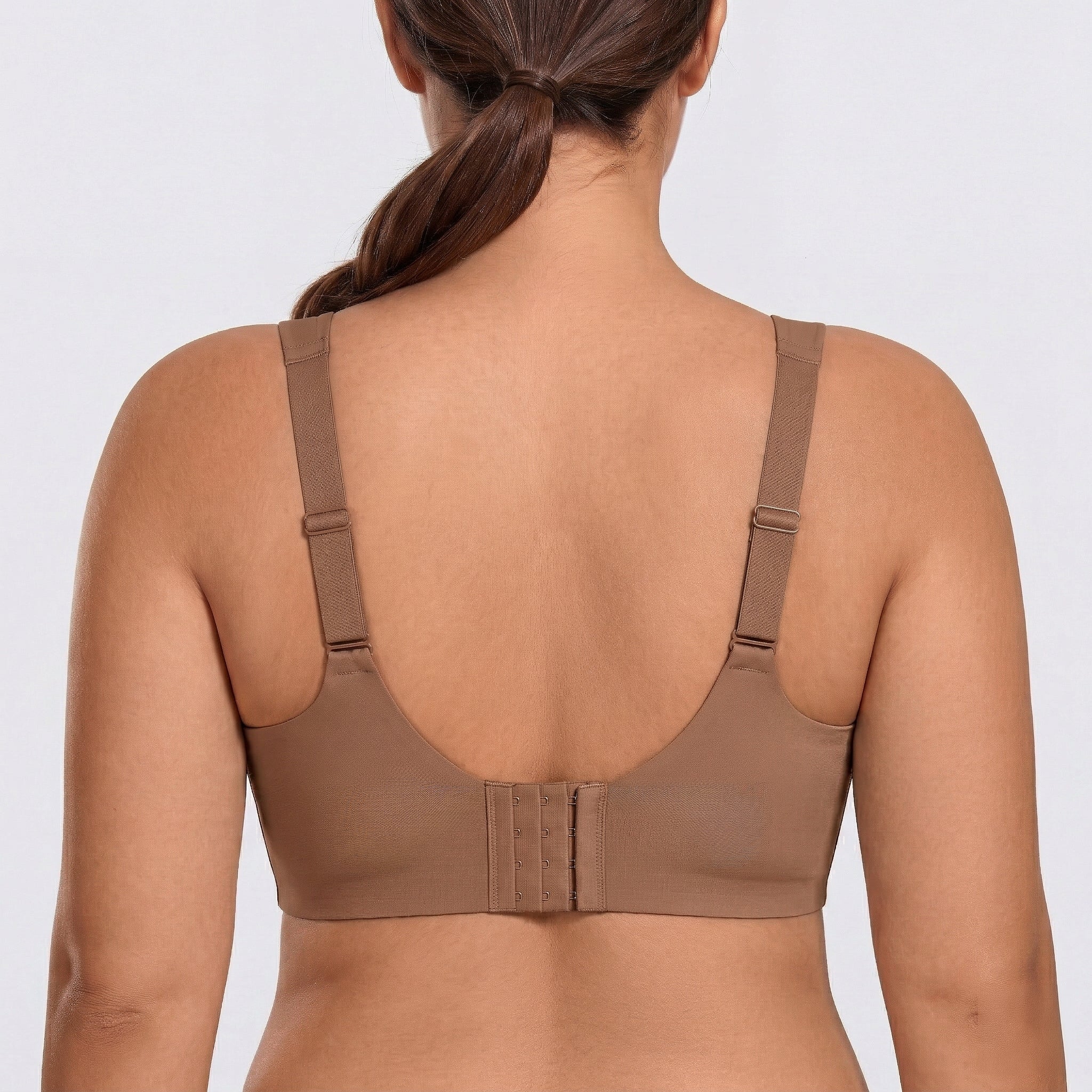 Wireless Full Coverage JellyWire Bra - for Brown - Available at Bella Bra