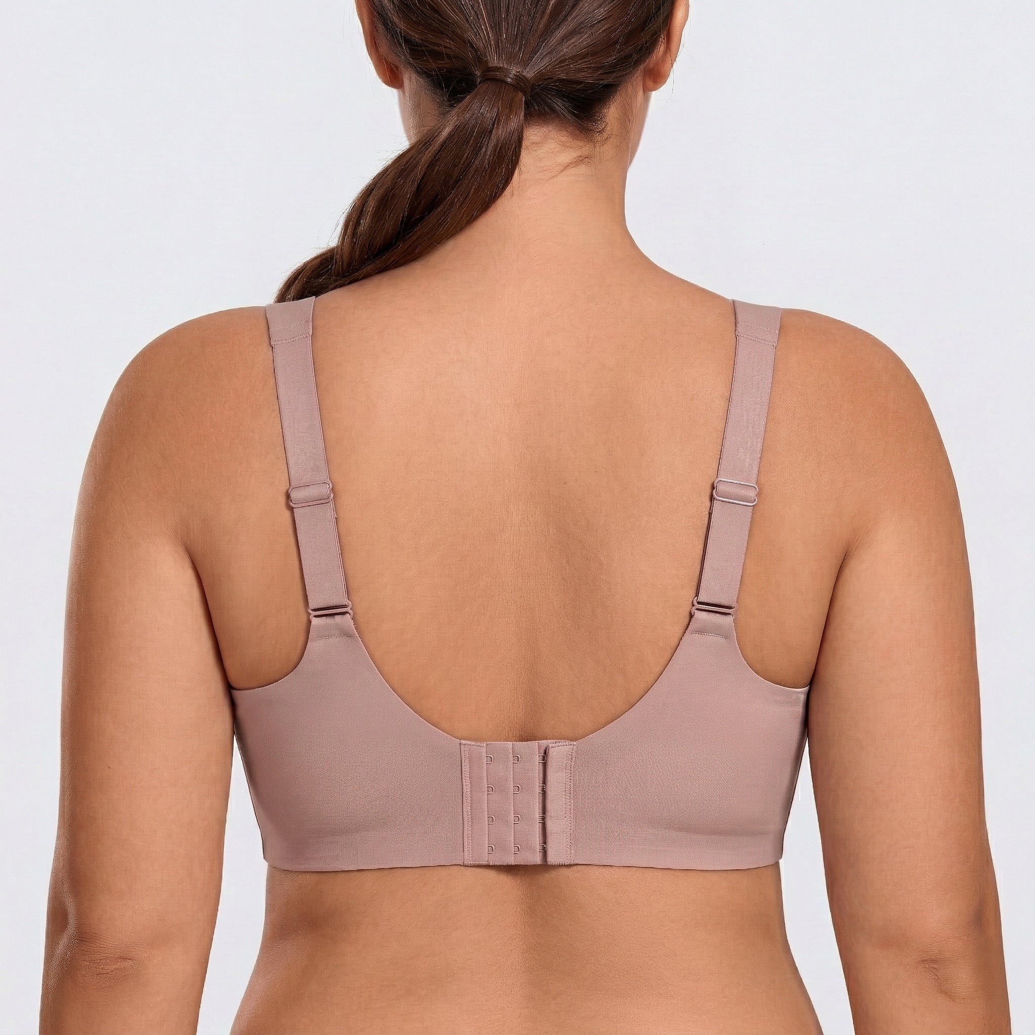 Wireless Full Coverage JellyWire Bra - for Dusty Rose - Available at Bella Bra