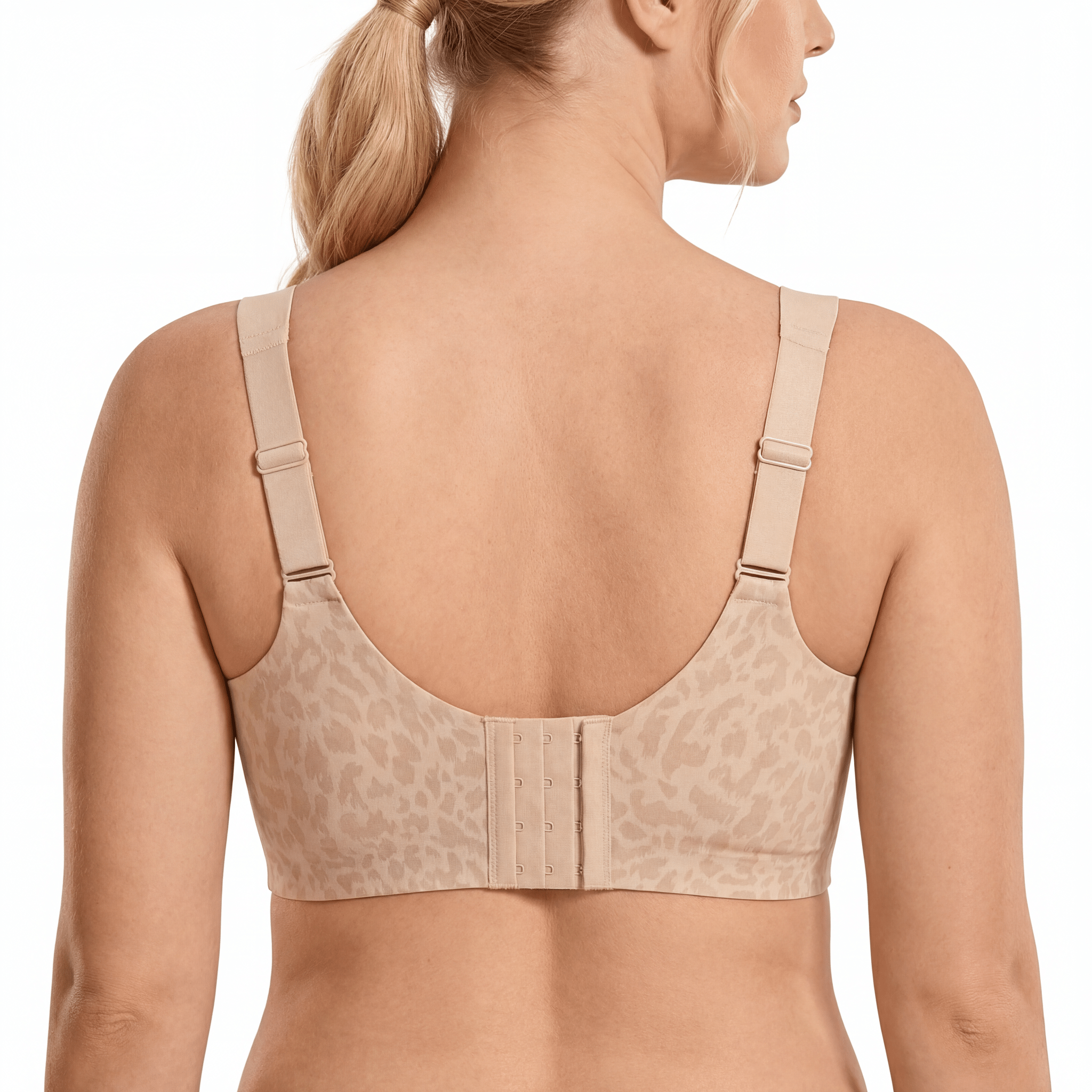 Wireless Full Coverage JellyWire Bra - for Leopard Nude - Available at Bella Bra