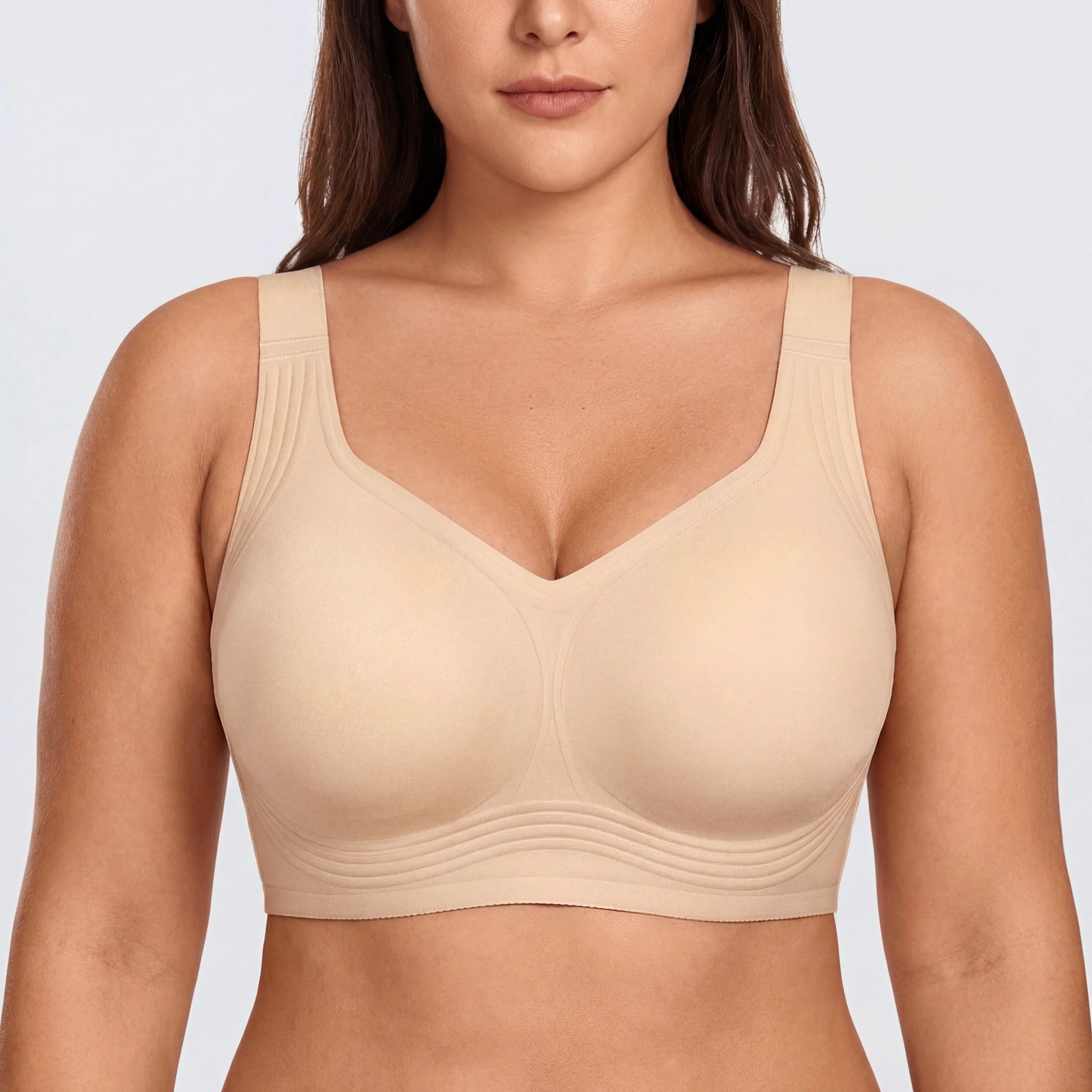 Wireless Full Coverage JellyWire Bra - for Nude - Available at Bella Bra